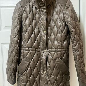 Ralph Lauren Women's Quilted Brown Puffer Coat